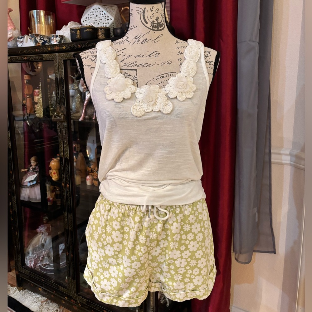 Forever 21 Floral Drawstring Shorts